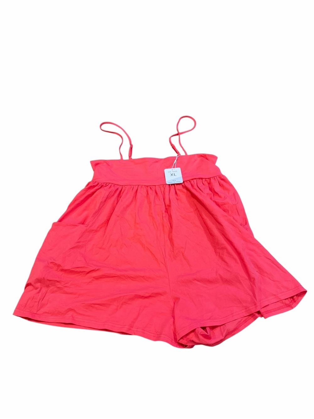 NWT Amazon Inspired athletic Flowy Romper red XL